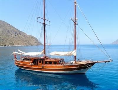 Gulet cruise in the Mediterranean